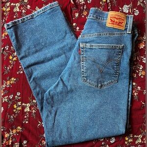 Levi's, Ribcage Straight Ankle Button Fly Jeans (size 30)